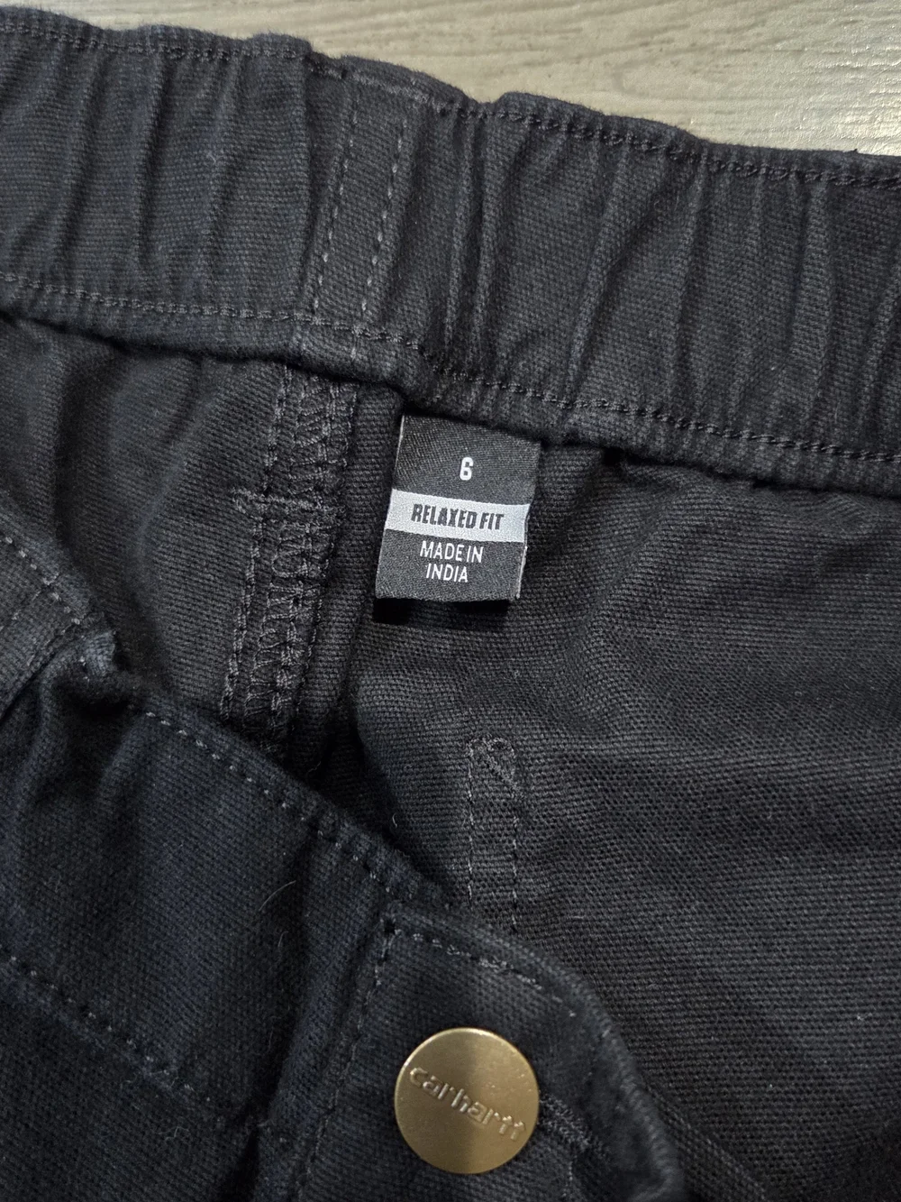 Carhartt Black Utility Pocket Shorts